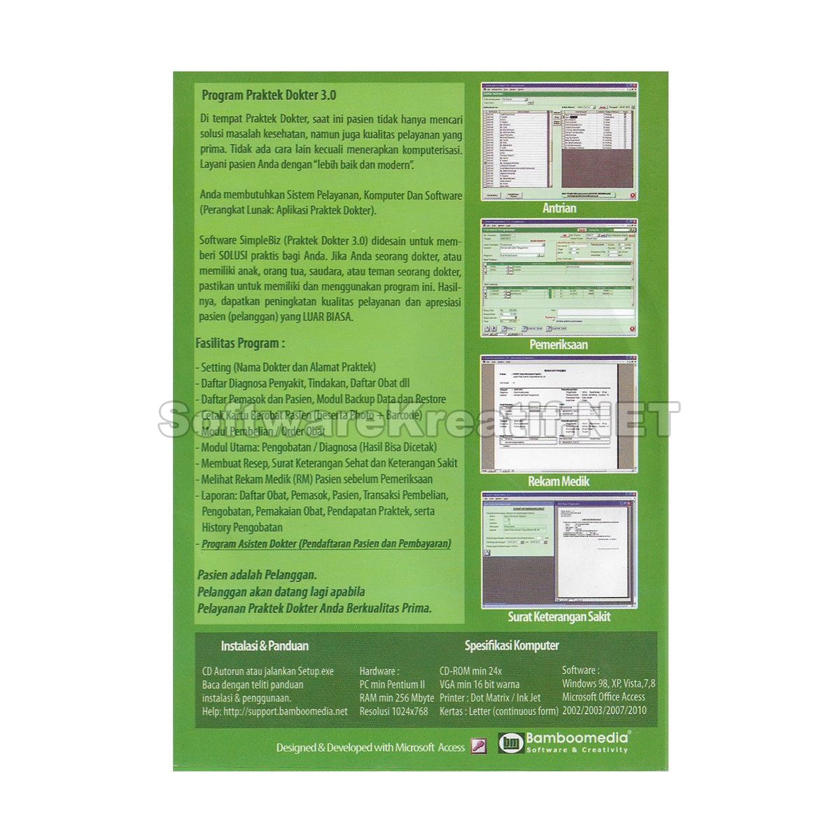 Jual Software Untuk Praktek Dokter