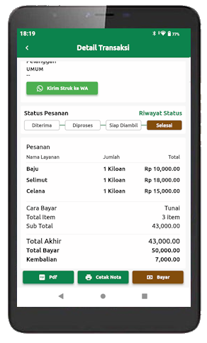 Aplikasi Laundry Terbaik – Ketoko Laundry | Solusi Canggih untuk Usaha Laundry 9 detail transaksi ketoko laundry